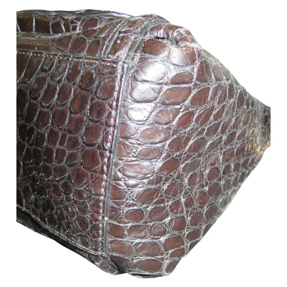 Coach Madison Croc Embossed Sadie Flap Satchel Crossbody 2013 F26335 - Picture 11 of 13